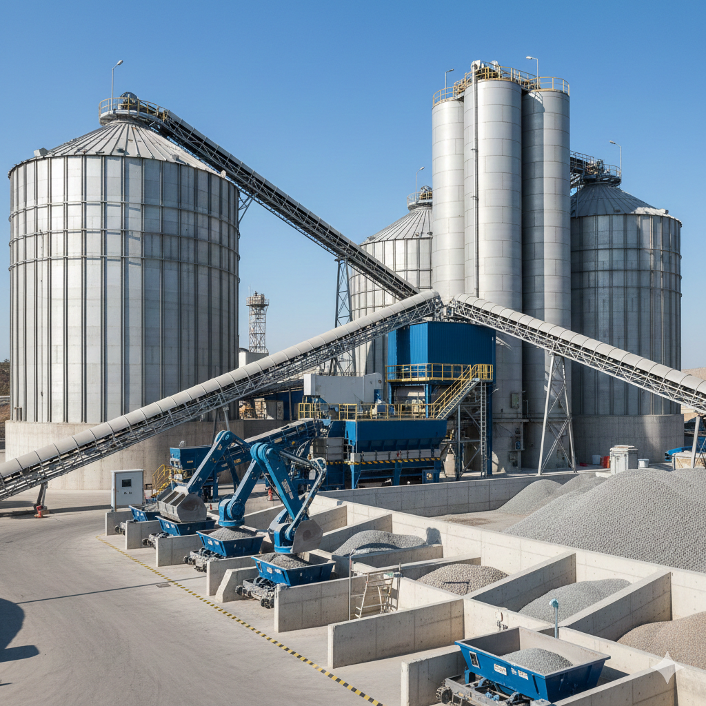 Industrial mineral processing plant supplying kaolin for paper manufacturing